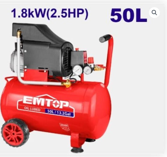 EMTOPكومبريسور بقوة 2.5حصان🔥 و 50 لتر 🌀