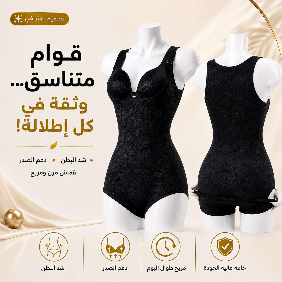 💖قوام ممشوق بدون عناء... ابرزي جمال أنوثتك ورشاقتك في أوقاتك الخاصة🌟
