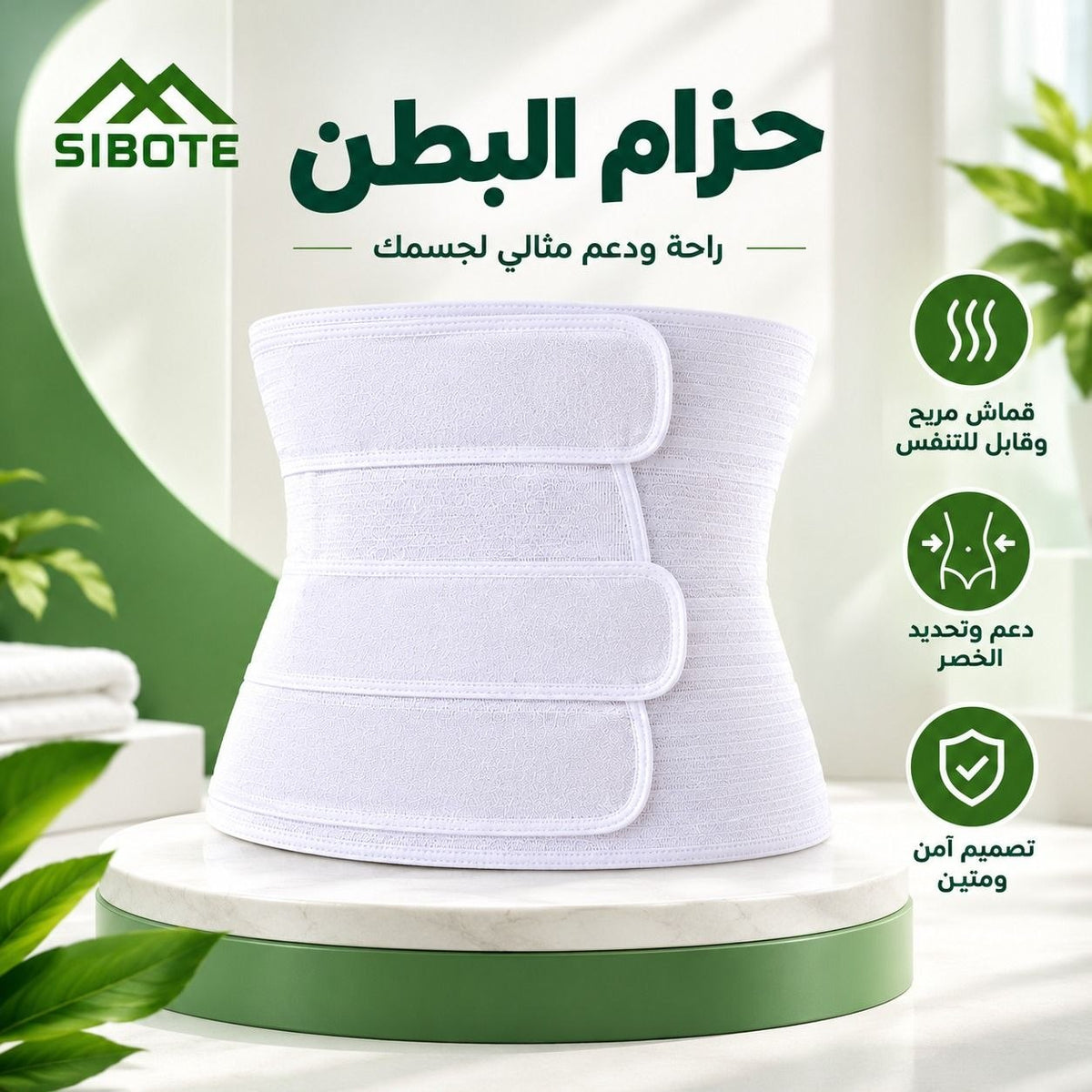 حزام البطن..دعم وراحة في كل خطوة 👌