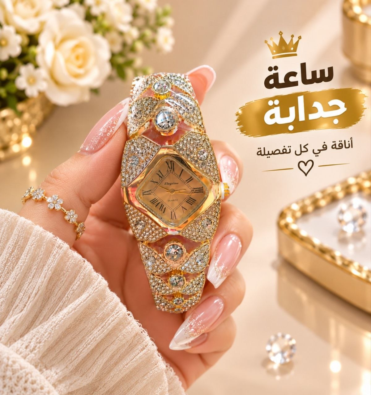 ساعة لافينا الفاخرة ✨